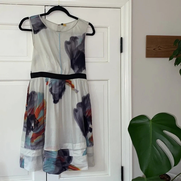 Leifsdottir by Anthropologie Morning Colors‎ Dress In Size 2 Layered Whimsical - Picture 14 of 14